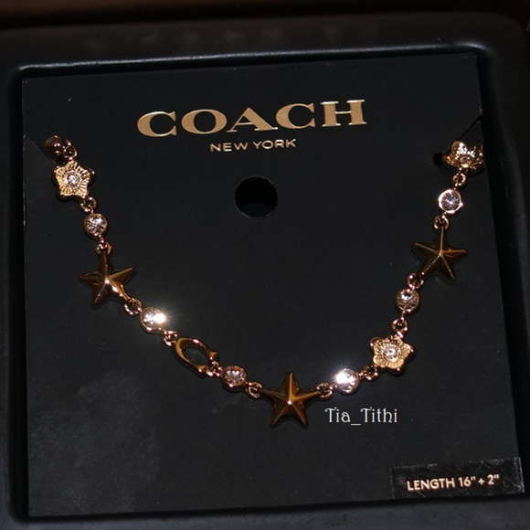 Coach Flower Star Necklace - Picture 2 of 4